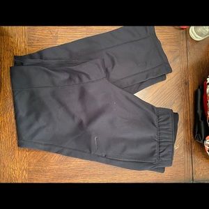 Black Nike fleece sweatpants